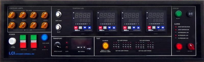 4-Zone Production Furnace Control Console